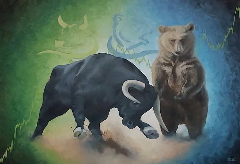 Bull and bear-forex